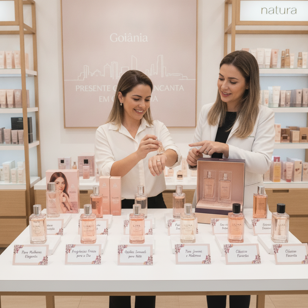 Como Escolher Perfume Natura Feminino para Presente em Goiânia